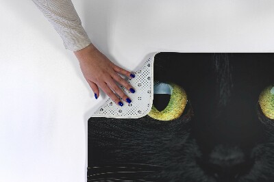 Tapis Oeil de chat noir