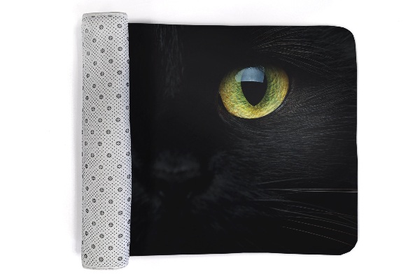 Tapis Oeil de chat noir