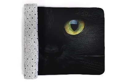 Tapis Oeil de chat noir