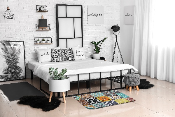 Tapis Carreaux à motifs