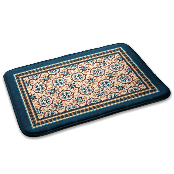 Tapis Motif géométrique avec ornements végétaux