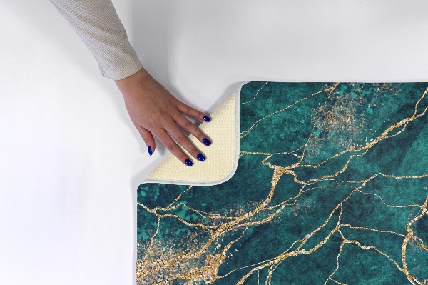 Tapis Marbre vert