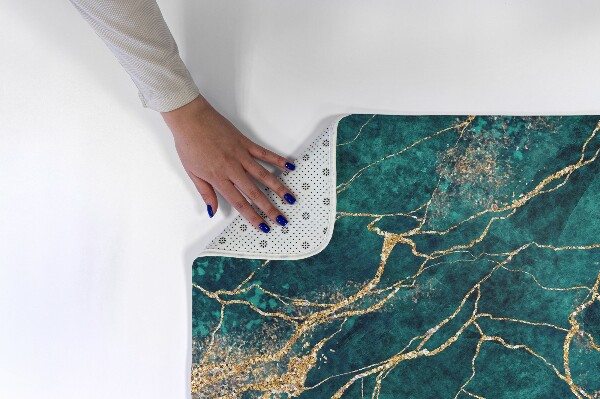 Tapis Marbre vert