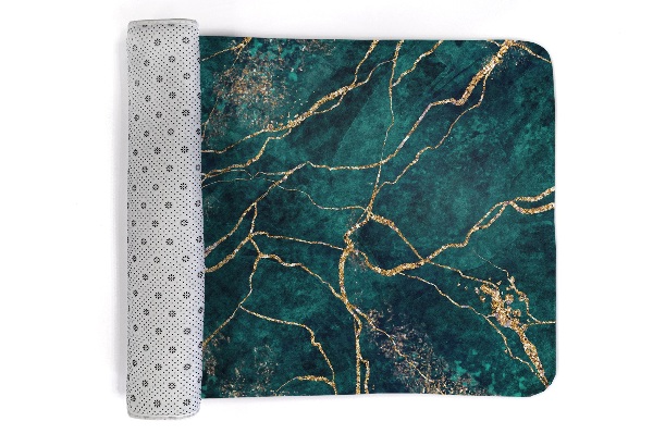 Tapis Marbre vert