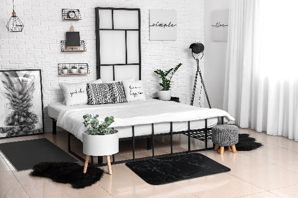 Tapis Marbre noir
