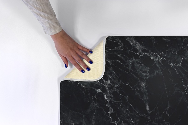 Tapis Marbre noir