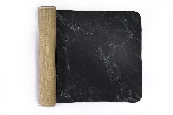 Tapis Marbre noir