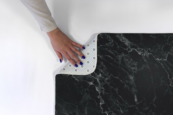 Tapis Marbre noir