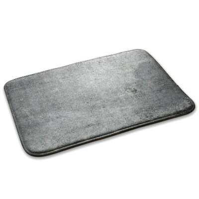 Tapis Imitation de marbre dans les tons gris.