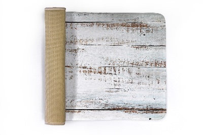 Tapis Planches en bois blanc