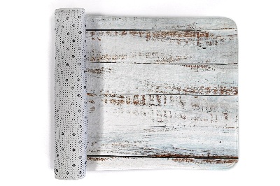 Tapis Planches en bois blanc