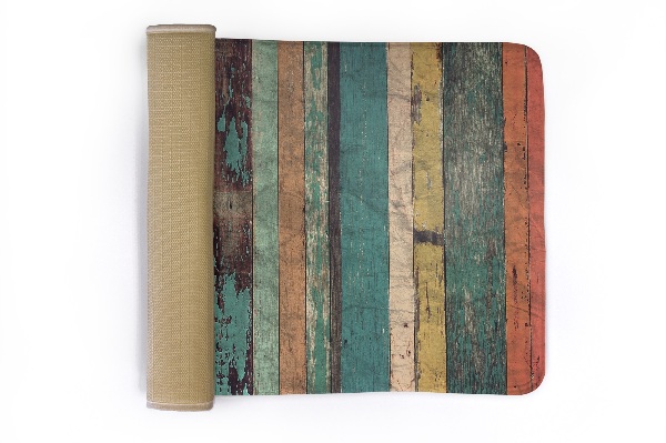 Tapis Planches de bois verticales