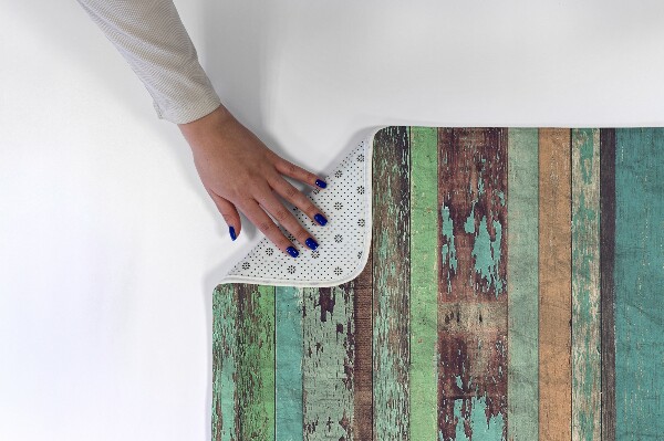 Tapis Planches de bois verticales