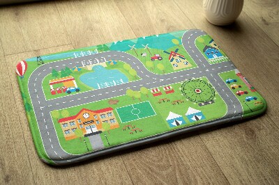 Tapis Ville avec routes