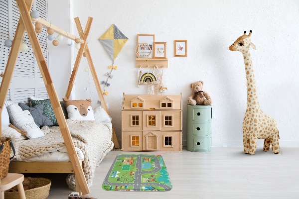 Tapis Ville avec routes