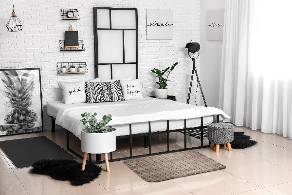 Tapis Motif de planches de bois
