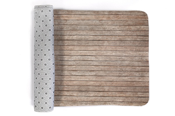 Tapis Motif de planches de bois