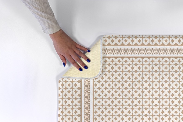 Tapis Motifs géométriques aztèques.