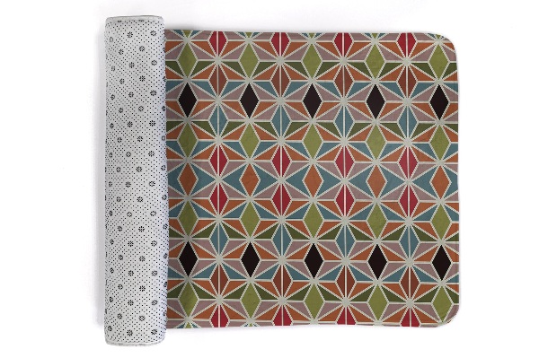 Tapis Motif de veines de marbre.