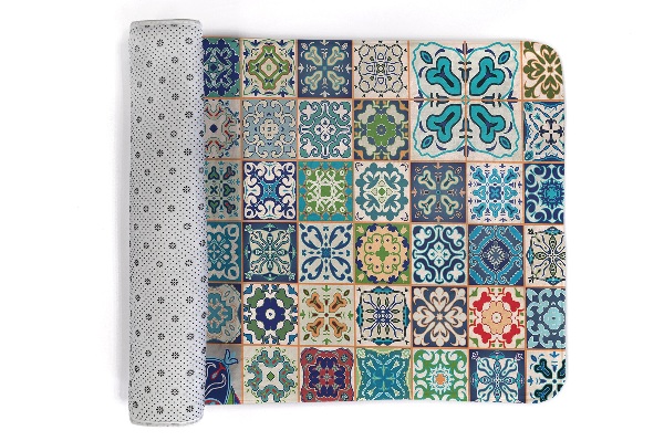Tapis Carreaux avec motifs