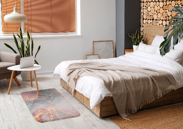 Tapis Art abstrait en marbre