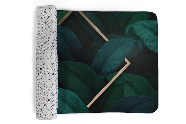Tapis Feuilles et cadre
