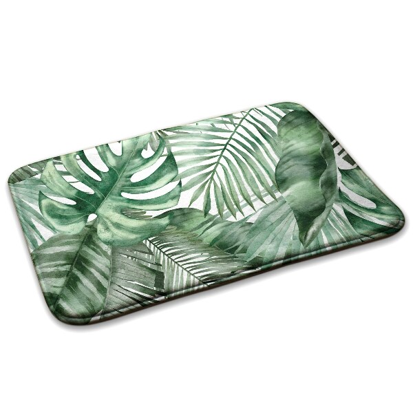 Tapis Feuilles tropicales vertes