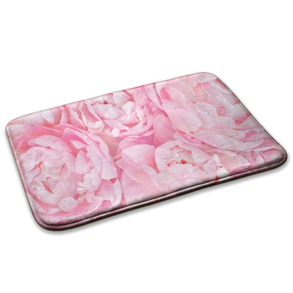 Tapis Fleurs de pivoine rose