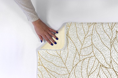 Tapis Contour de feuilles