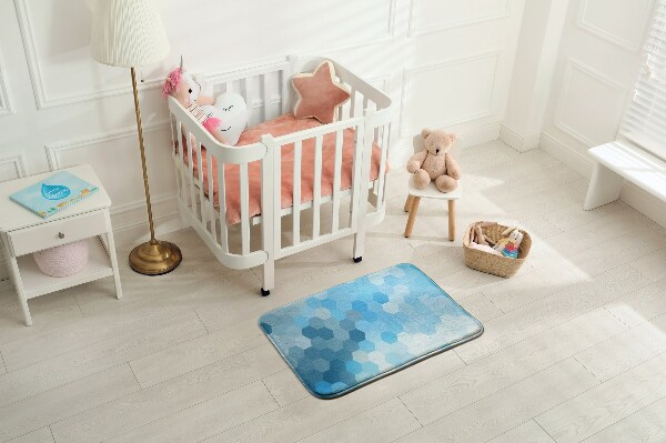 Tapis Hexagones en nuances
