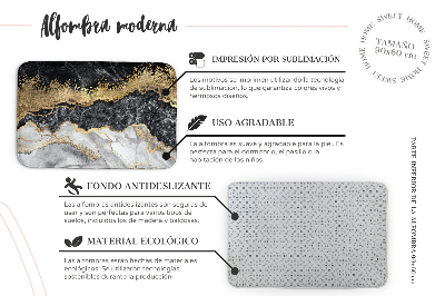 Tapis Hexagones en nuances