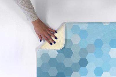 Tapis Hexagones en nuances