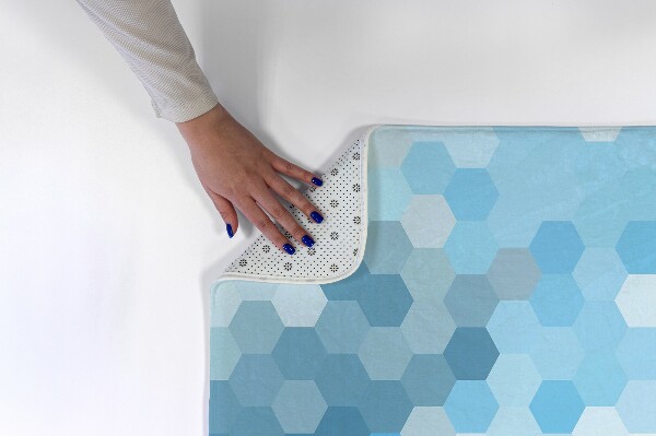 Tapis Hexagones en nuances