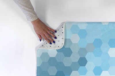 Tapis Hexagones en nuances