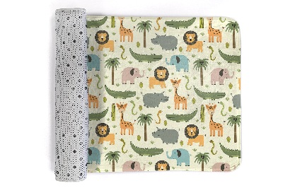 Tapis Animaux de zoo