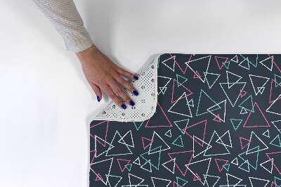 Tapis Triangles sur fond sombre