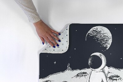 Tapis Astronaute sur la lune