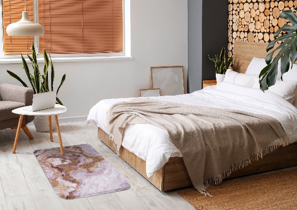 Tapis Motif abstrait en pierre