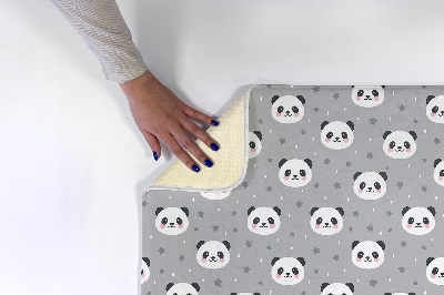 Tapis Pandas et étoiles