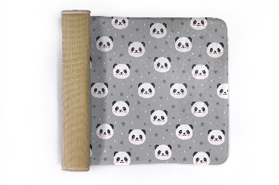 Tapis Pandas et étoiles