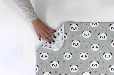 Tapis Pandas et étoiles