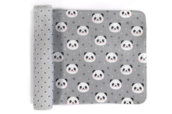 Tapis Pandas et étoiles