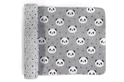 Tapis Pandas et étoiles