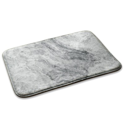 Tapis Motif marbré gris
