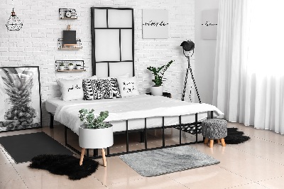 Tapis Motif marbré gris