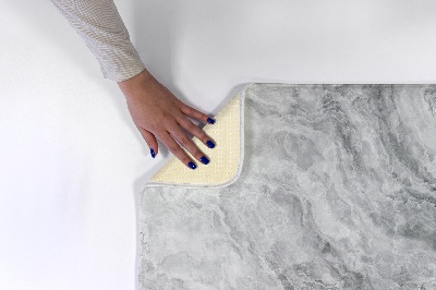 Tapis Motif marbré gris
