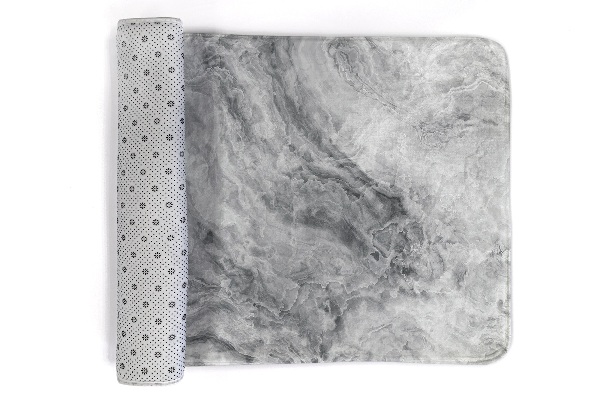 Tapis Motif marbré gris