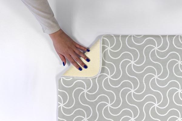 Tapis Lignes ondulées entrelacées