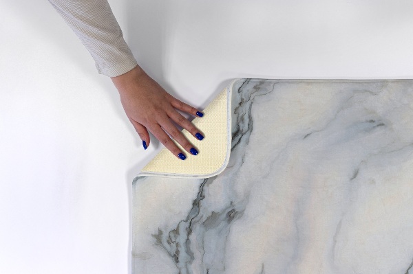 Tapis Motif marbré dans les tons gris