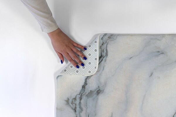 Tapis Motif marbré dans les tons gris